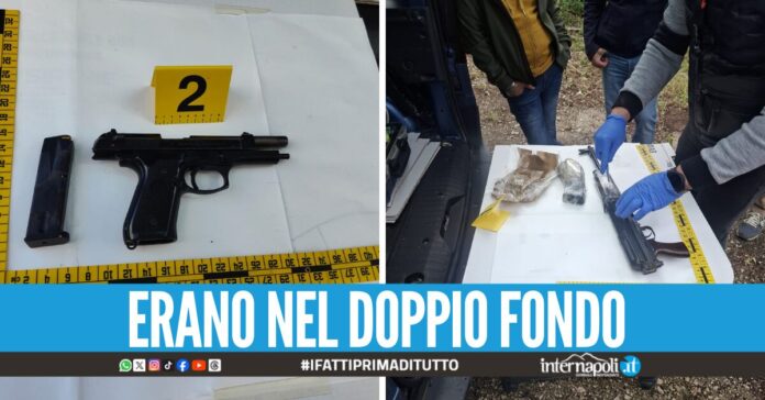 Armi e munizioni nascoste nel vano della ruota di scorta, scatta il sequestro a Napoli