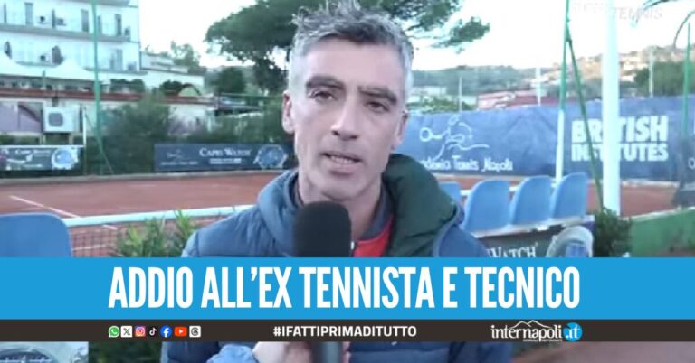 Lutto nel mondo del tennis campano, Antonio Cannavacciuolo stroncato da un malore improvviso