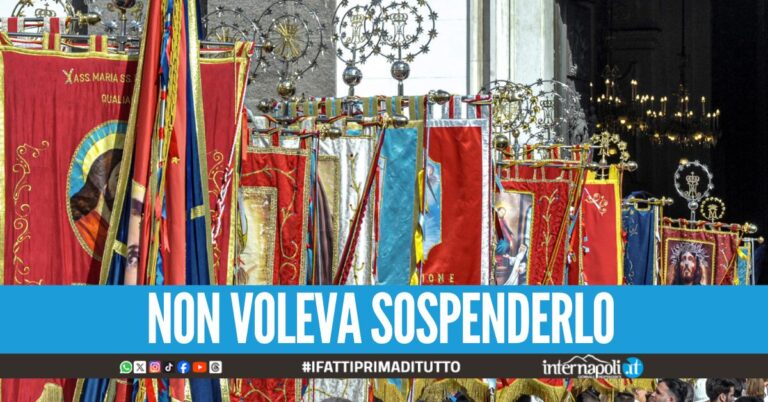 Evento per la Madonna dell'Arco ad Afragola si dilunga, denunciato l'organizzatore