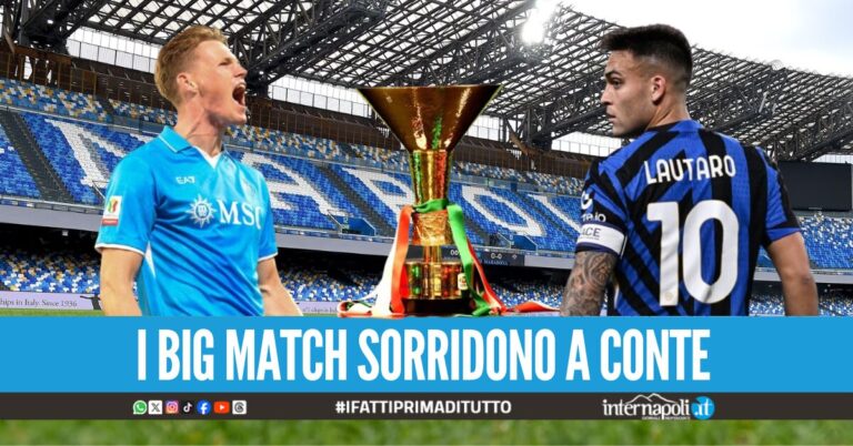 Corsa allo Scudetto, la differenza tra Napoli e Inter sta negli scontri diretti: il dato