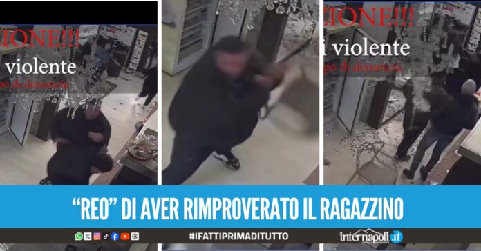 Vergogna nel Casertano, il figlio gioca a pallone nel bar e il padre massacra di botte il proprietario