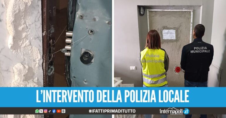 Occupava abusivamente la casa popolare a Piscinola, donna sgomberata