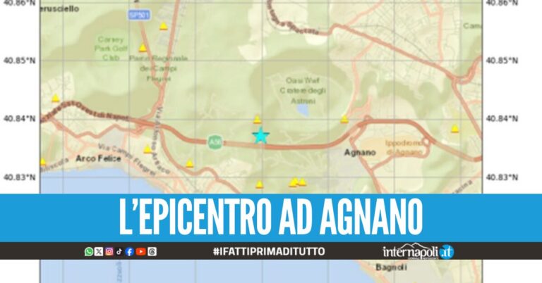 Nuovo sciame sismico ai Campi Flegrei, la scossa più forte di magnitudo 2.4