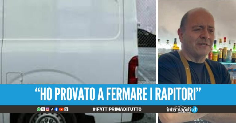 "Stava andando a scuola e l'hanno preso di spalle", le parole del barista che ha assistito al rapimento del 15enne