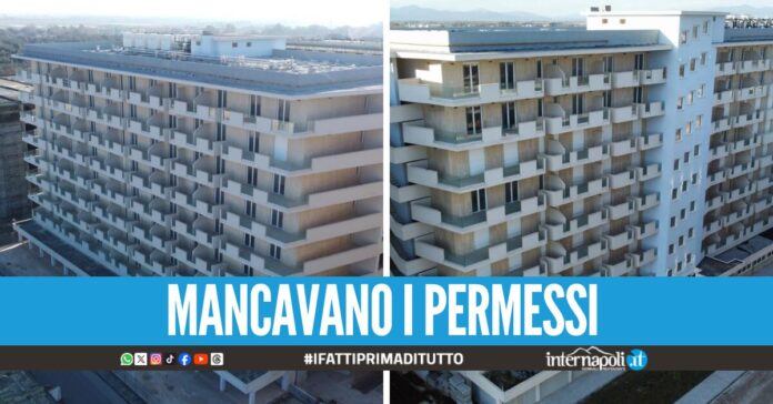Abusivismo edilizio al Villaggio Coppola, sequestrato intero condominio da 25 milioni di euro
