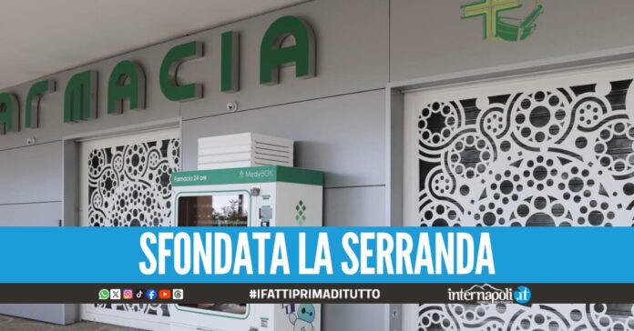 Assalto in farmacia nella notte a Giugliano, ladri via con la cassa
