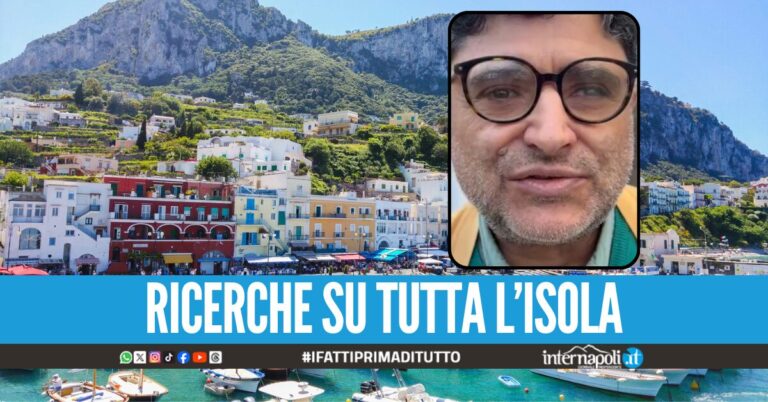 Daniele scomparso a Capri da due giorni, al via le ricerche con droni ed elicotteri
