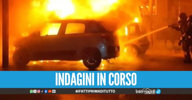 Fiamme in una concessionaria a Somma Vesuviana, distrutte 6 auto in esposizione