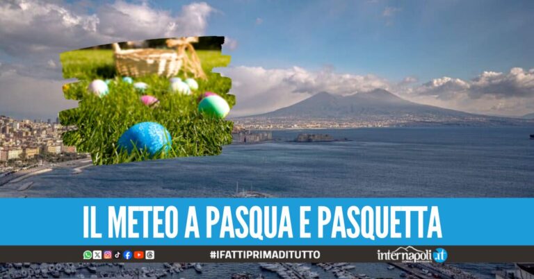 Cielo soleggiato ma con acquazzoni in agguato, Napoli e la Campania si preparano alla settimana di Pasqua
