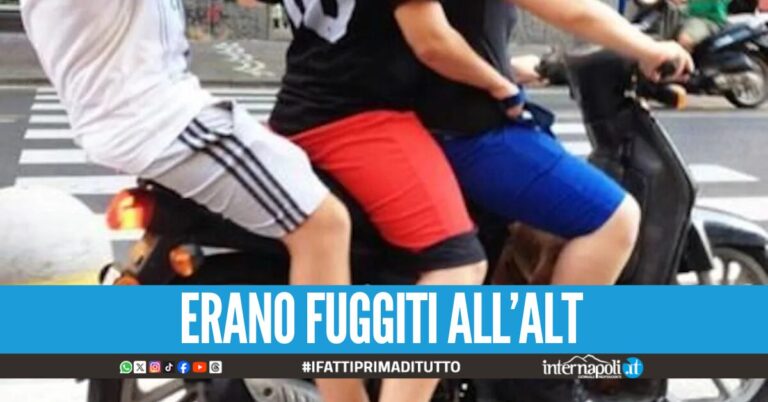 Fuga spericolata contromano per le vie di Giugliano, denunciati due giovanissimi