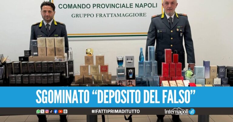 Profumi, capi di abbigliamento e Apple Watch contraffatti: sequestrati oltre 40mila prodotti a Orta di Atella