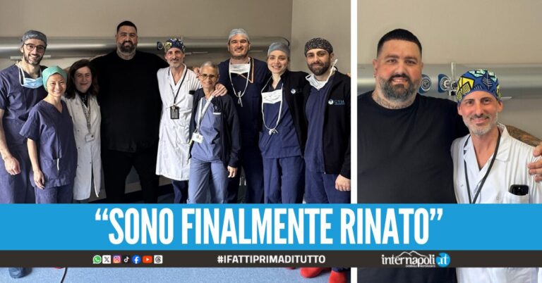 Napoli, la storia di Renato a 35 anni pesava 312 Kg. Sconfitto anche un tumore alla tiroide
