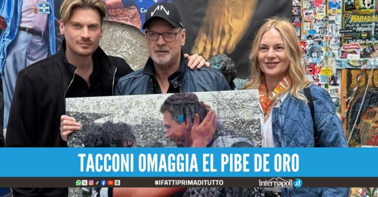 Tacconi al murales di Maradona, l’ex portiere juventino si commuove per Diego