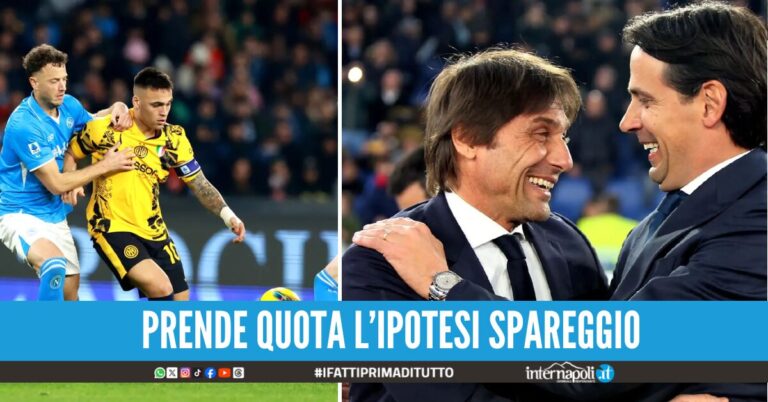 Spareggio Scudetto tra Inter e Napoli, quando e dove si giocherebbe la partita