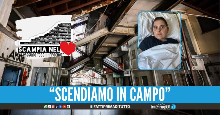 "Facciamo uscire Martina dal Cardarelli". L'appello di 'Nessuno Tocchi Ippocrate' non dimentica le vittime della tragedia della Vela Celeste di Scampia