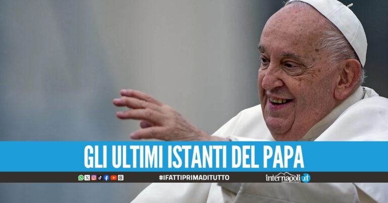 Prima il malore poi il saluto al suo infermiere, svelate le ultime parole di Papa Francesco