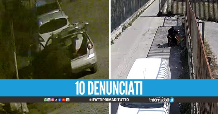 Rifiuti abbandonati in strada nel Napoletano, cittadini 'sporcaccioni' incastrati dalle telecamere
