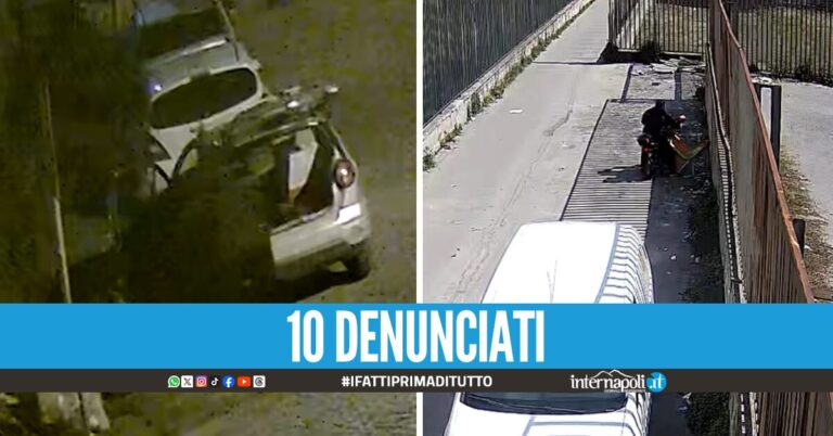 Rifiuti abbandonati in strada nel Napoletano, cittadini 'sporcaccioni' incastrati dalle telecamere