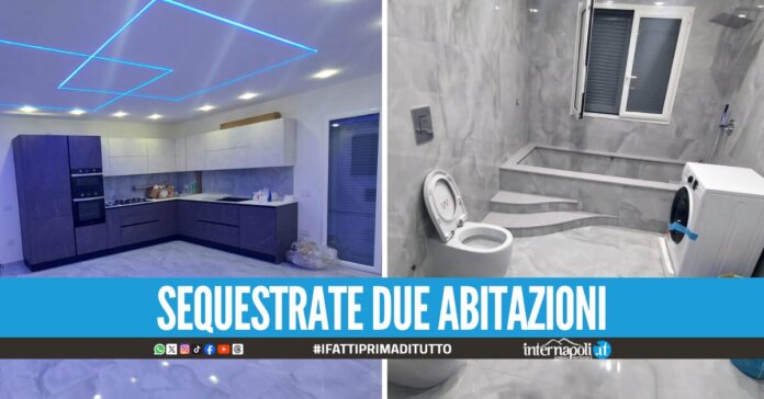 Scampia, alloggi popolari occupati abusivamente e trasformati in case di lusso