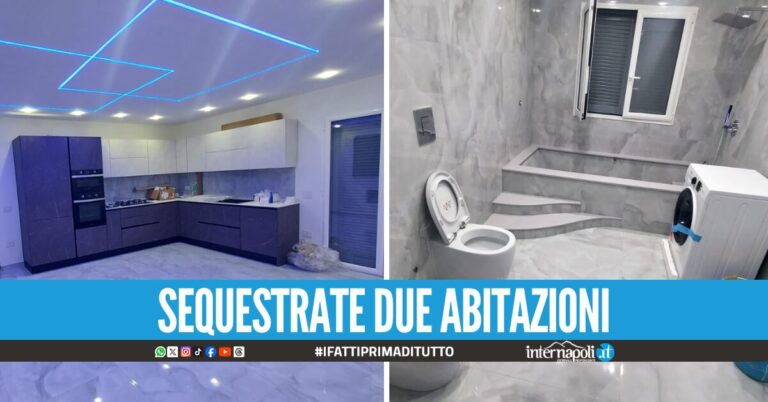 Scampia, alloggi popolari occupati abusivamente e trasformati in case di lusso