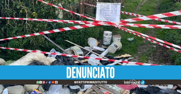 Scarico abusivo di rifiuti a Cesa, 45enne di Sant'Antimo incastrato da uno scontrino