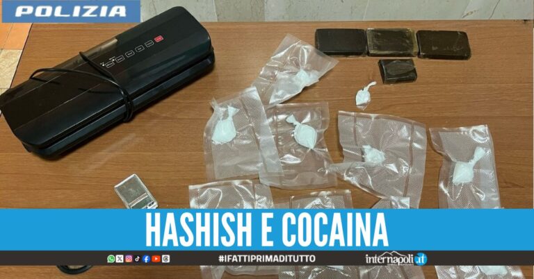 Sorprese con la droga ad Afragola arrestata la madre, denunciata la figlia minorenne