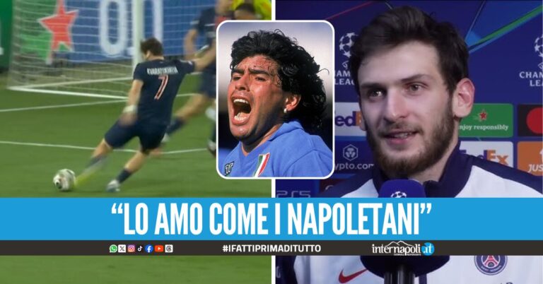 Super goal ed MVP in Champions League, Kvara: "Mi ha ispirato Maradona"
