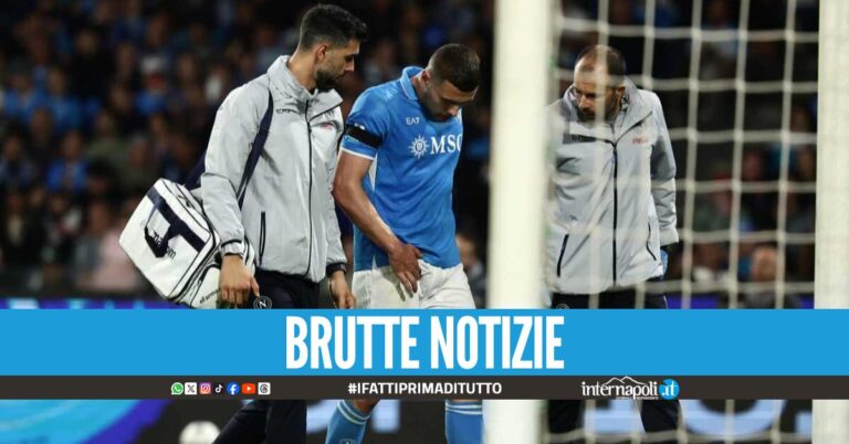 Tegola Napoli, lesione all'adduttore per Buongiorno: stagione finita