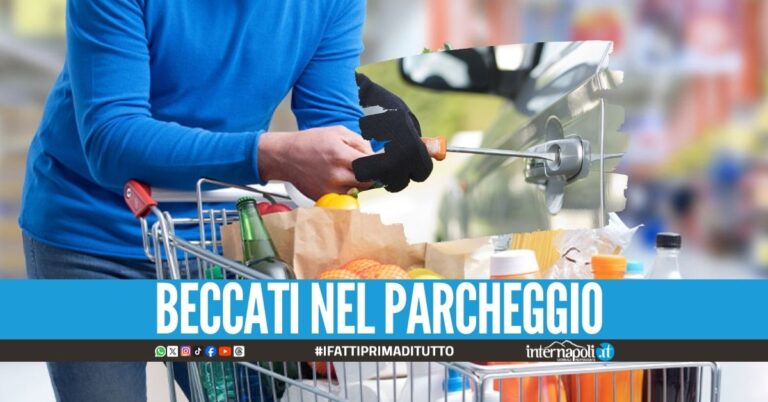 Tentano di rubare una 500L a Qualiano, presi fuori al supermercato