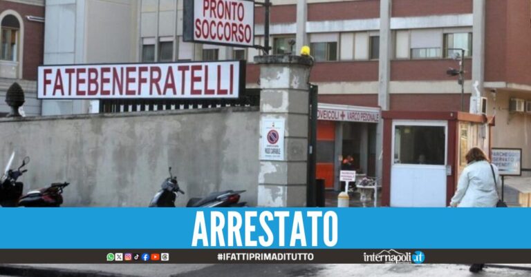 Ventenne ubriaco aggredisce un'infermiera caos al Fatebenefratelli