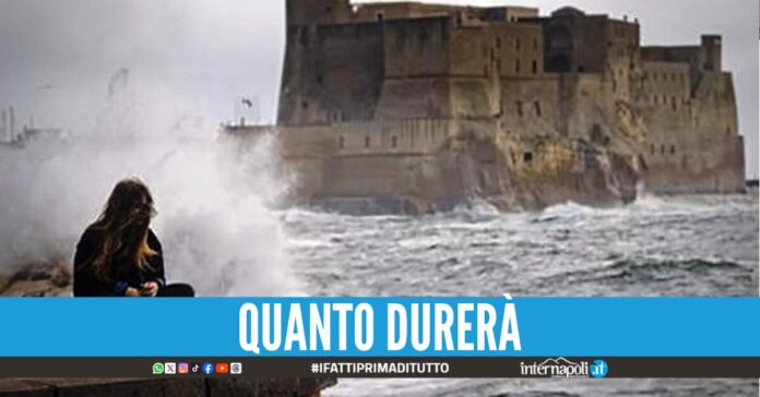 Vento forte e mare agitato a Napoli e in Campania emanata l'allerta meteo