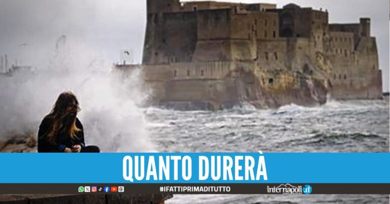 Vento forte e mare agitato a Napoli e in Campania emanata l'allerta meteo