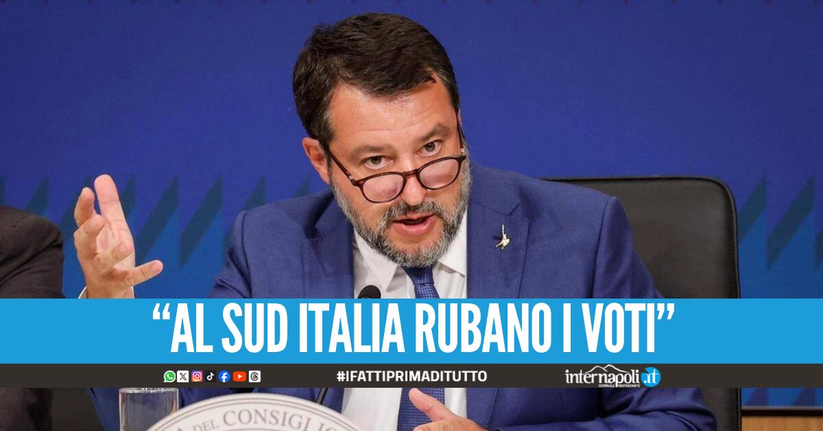 Salvini contro il Sud Italia: 