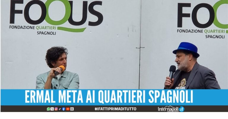 Ermal Meta a Napoli “E’ il cuore dell’Italia, non si può non amare questa città”