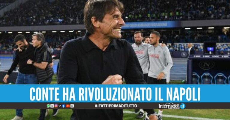 Antonio Conte il condottiero del Napoli grinta e cuore per vincere il quarto scudetto