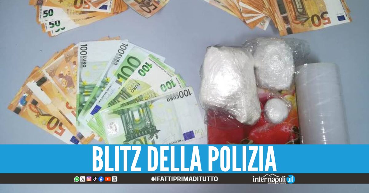 Beccato con 720 grammi di cocaina e 30mila euro: in manette 41enne a Napoli