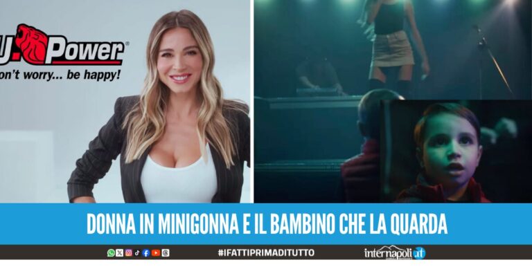 Pubblicità di UPower con Diletta Leotta eliminata perchè sessualizza un bambino di 7 anni. "Il nostro spot è stato molto apprezzato viste le vendite"