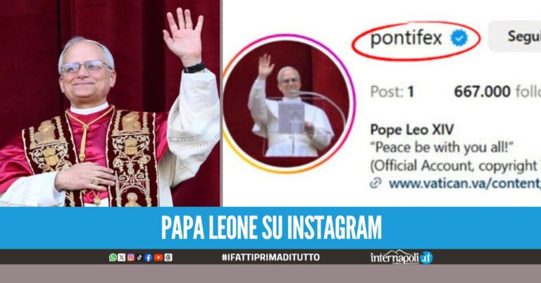 Papa Leone XIV inaugura il suo primo profilo Instagram raccogliendo più di 6 milioni di followers in poche ore. "La pace sia con tutti voi!"