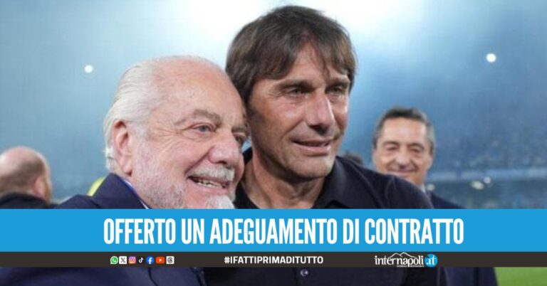 De Laurentiis ha offerto un adeguamento di contratto ad Antonio Conte