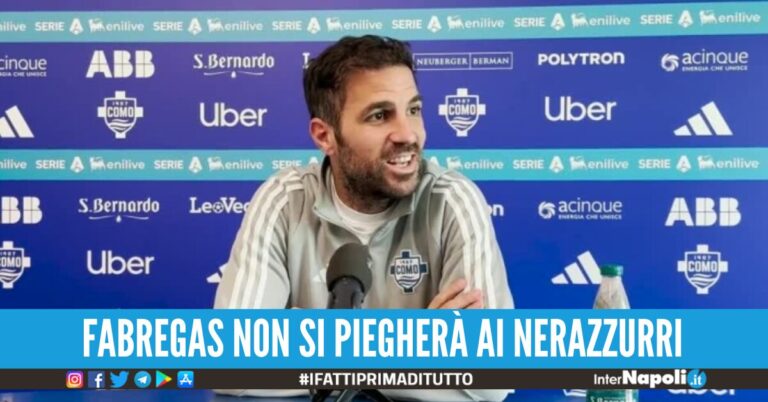 Fabregas (allenatore Como): “L’Inter è la miglior squadra di Serie A, proveremo a dare fastidio”