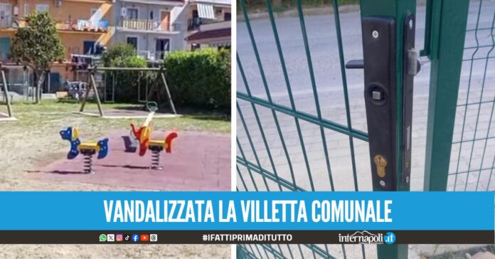 Marano, teppisti danneggiano la villetta comunale