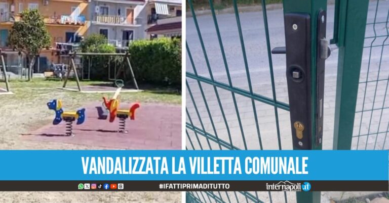 Marano, teppisti danneggiano la villetta comunale