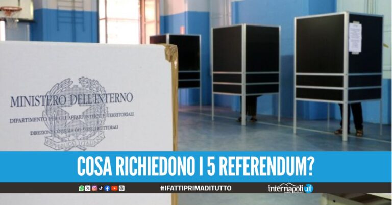 Referedum 8-9 giugno: per cosa si voterà, come sono schierati i partiti e a quanto arriverà l'affluenza