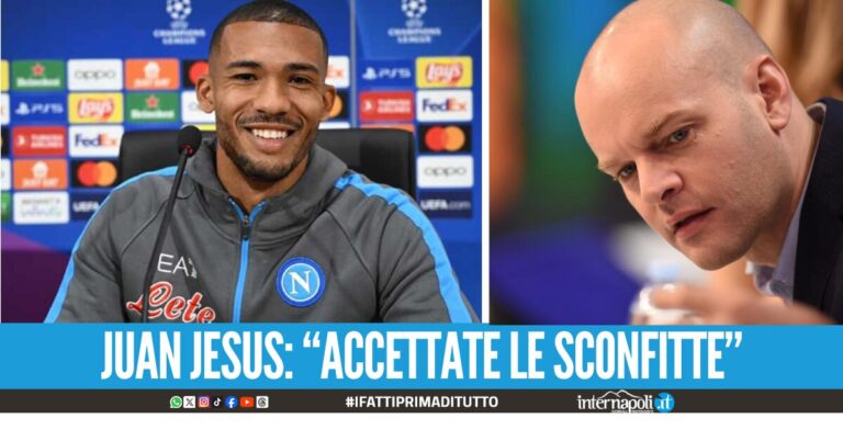 Botta e risposta tra Juan Jesus, Biasin ed i tifosi interisti: “Accettate la sconfitta”