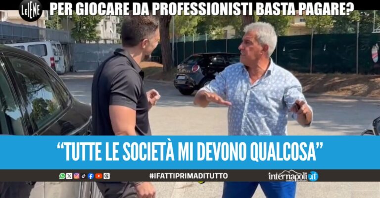 Salvatore Bagni smascherato dalle Iene: "Dammi 30mila euro e giochi in serie C"