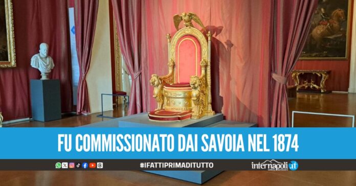 Scoperta al Palazzo Reale di Napoli: il trono è sabaudo, non borbonico