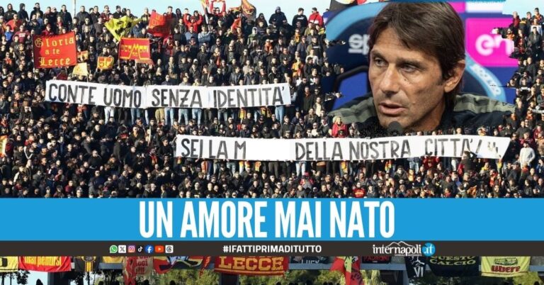 La rabbia dei tifosi del Lecce verso Conte, tutto parti dallo storico 'tradimento'