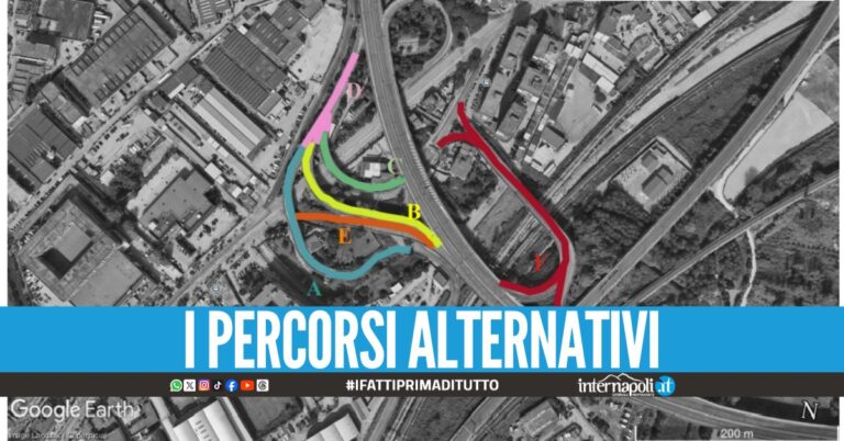 Chiuse 3 rampe della Circumvallazione a Casoria, partiti i lavori straordinari
