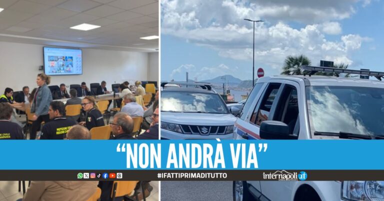 "Bisogna convivere con il bradisismo", le parole del sindaco di Pozzuoli