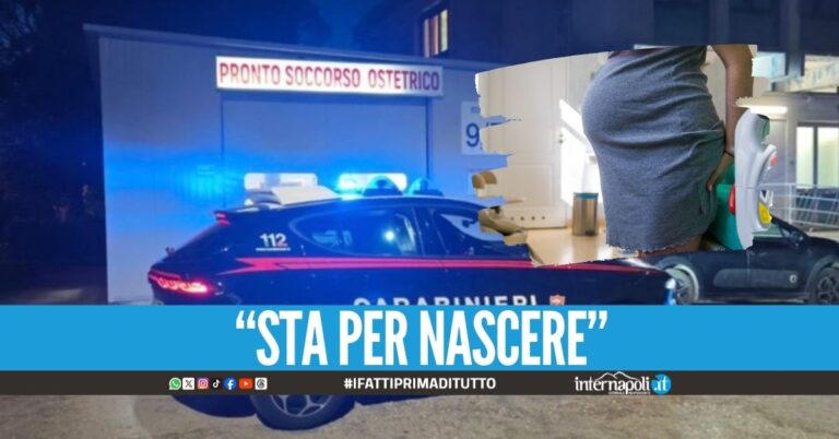 Scortano una donna incinta da Sorrento a Napoli, la corsa dei carabinieri
